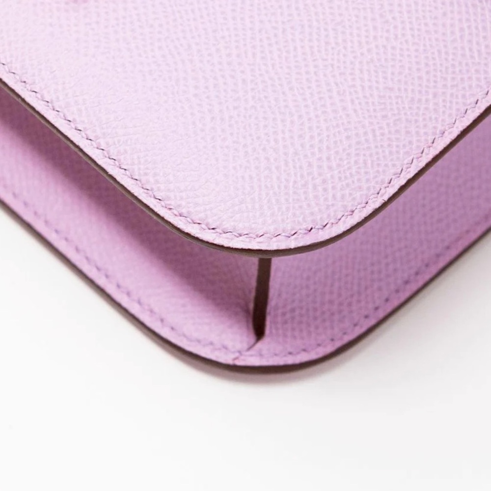 HERMES MAUVE SYLVESTRE EPSOM CONSTANCE 24 - Picture 8 of 15